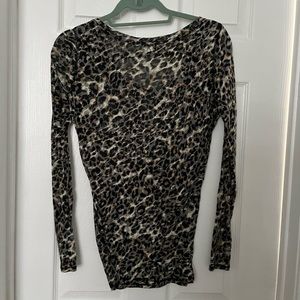 Express long sleeve top size large